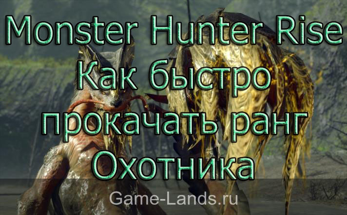 Monster Hunter Rise – Как быстро прокачать ранг Охотника