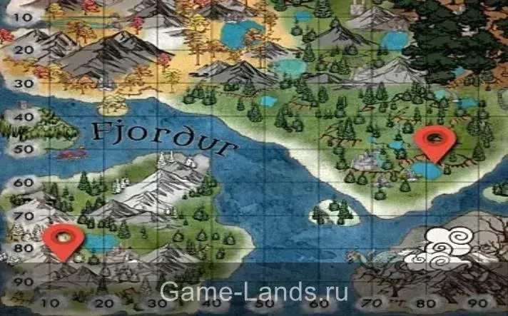 Ark survival evolved fjordur карта ресурсов