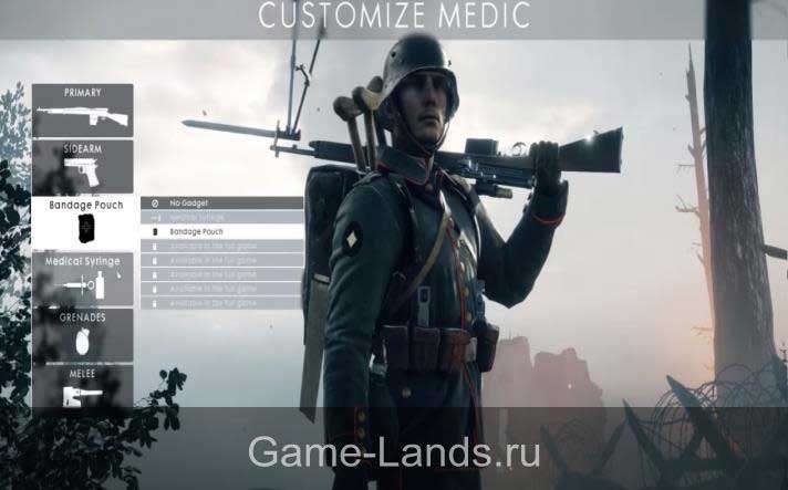 Battlefield 1 гайд по медику