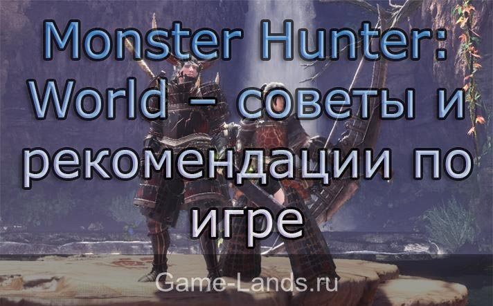 Monster Hunter: World  советы и рекомендации